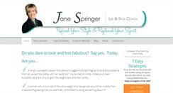 Desktop Screenshot of janespringer.com